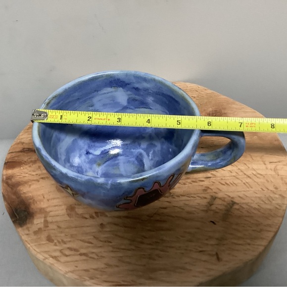 Mara in Mexico - Beautiful & Hugh - Stoneware Ceramic Mug / Cup / Soup Bowl - Picture 12 of 15